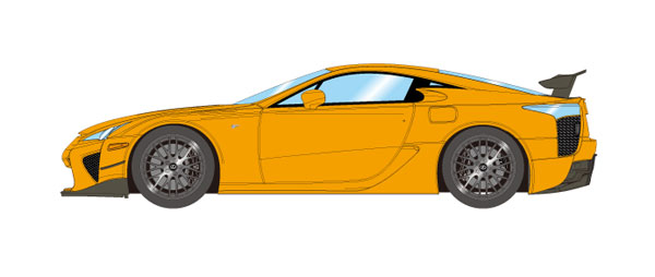1/18 Lexus LFA Nurburgring Package 2012 Orange