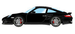 1/43 Porsche 911 (997) Turbo 2006 Black