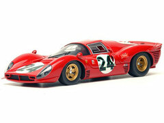 Handmade Model Car 1/43 Ferrarri  330 S.E.F.A.C. Daytona 24h 1967 2nd Place No.24