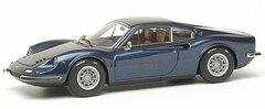 1/43 Handmade Model Car Metallic Blue Dyno 246GT Type E Wide Fender