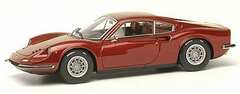 1/43 Handmade Model Car Metallic Red Dino 246GT Type E WIde Fender