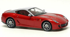 1/43 Handmade Model Car Ferrari 599GTB Fiorano 2008 Metallic red/ Silver Roof