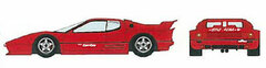 1/43 Handmade Model Car Koenig Ferrari 512BBi Turbo (5 Spoke Wheel) Red