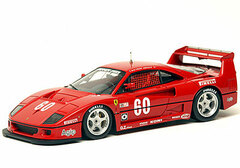 1/43 Handmade Model Car Ferrari F40LM IMSA-GTO Del Mar 1989 No.60 J.P.Jabouille