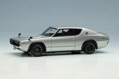 1/43 Nissan Skyline 2000 GT-R (KPGC110) 1973 (RS Watanabe 8-Spoke Wheel) Silver