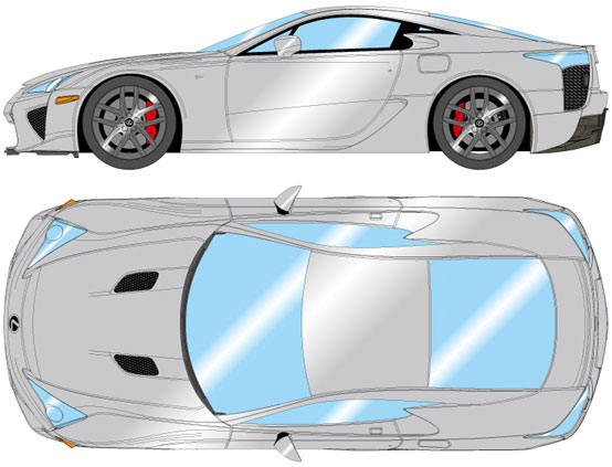 1/18 LEXUS LFA 2010 Silver
