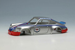 1/43 Porsche 911 Cerrera RSR 2.8 1973 Silver/Martini Stripes