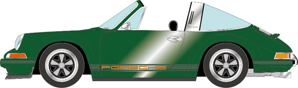 1/18 Singer 911 (964) Targa Metallic Dark Green