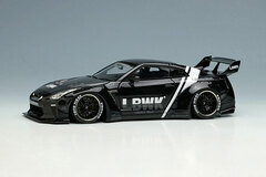1/43 LB WORKS R35 GT-R Type 1.5 (LB Shilhouette Wing) Black/White Stripe