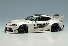 1/43 LB Works GR Supra (LD97 Wheel) Pearl White