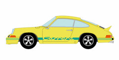 1/43 Porsche 911 Carrera RS2.7 1973 Yellow/Green Stripe