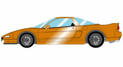 1/43 Honda NSX type S Zero (NA2) 1997 Imola Orange Pearl