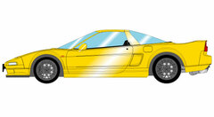 1/43 Honda NSX type S Zero (NA2) 1997 Indy Yellow Pearl