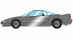 1/43 Honda NSX type S Zero (NA2) 1997 Kaiser Silver Metallic