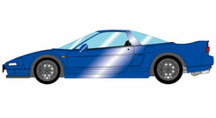1/43 Honda NSX type S Zero (NA2) 1997 Monte Carlo Blue Pearl