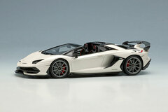 1/43 Lamborghini Aventador SVJ Roadster 2019 (Nireo Wheel) Matte Pearl White