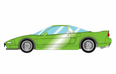 1/43 Honda NSX Type S (NA2) 1997 Lime Green Pearl
