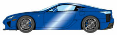 1/43 Lexus LFA 2010 Pearl Blue