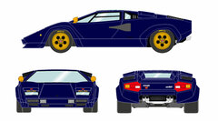 1/43 Lamborghini Countach LP400S Prototype 