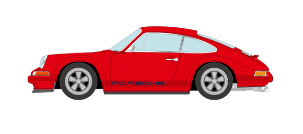 1/18 Singer 911 (964) Coupe Red
