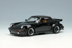 1/43 Porsche 930 Turbo Cabriolet 1988 Black (Tan Interior)