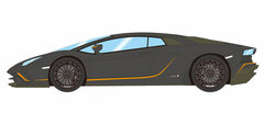 1/43 Lamborghini Aventador S Japan Limited Edition 2021 Nero Pulso (Matte Black)
