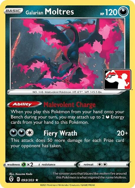 Galarian Moltres - 093/203 - Rare