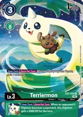 Terriermon - EX2-025 - R - Alternate Art (Digimon Illustration Competition Pack) - Foil