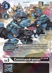 Commandramon - BT4-063 - R - Alternate Art - Foil