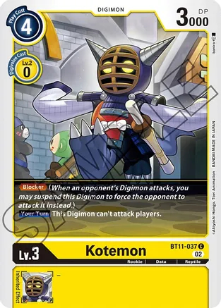 Kotemon - BT11-037 - C - Foil