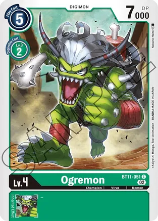 Ogremon - BT11-051 - C - Foil