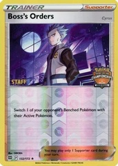 Boss's Orders (Cyrus) - 132/172 - STAFF (Regional Championships) - League & Championship Cards