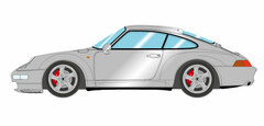 1/43 Porsche 911 (993) Carrera S 1997 Silver