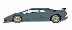 1/43 Lamborghini Diablo SE30 JOTA PO.02 1995 Grigio Terest