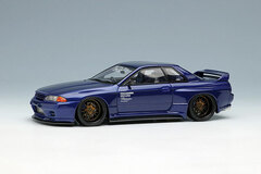 1/43 Garage Active Carbon GT-R (BNR32) (Racing Interior) (Visible Blue Carbon)