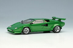 1/43 Lamborghini Countach LP400S 1980 Rear Wing Metallic Green (Tan Interior)