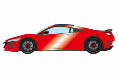 1/43 Honda NSX (NC1) Option Wheel 2016 Valensia Red Pearl Interior: Ivory/Black