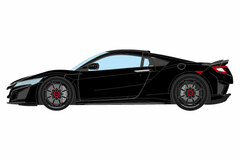 1/43 Honda NSX (NC1) Option Wheel 2016 Berlina Black (Interior: Ivory/Black)