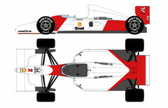1/43 McLaren Honda MP4/7A Monaco GP 1992 No.2