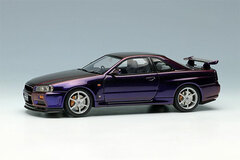 1/43 Nissan Skyline GT-R (BNR34) V-spec Special Exclusive Car 2000 Midnight Purple 3