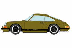 1/43 Singer 911 (964) Coupe Olive Drab