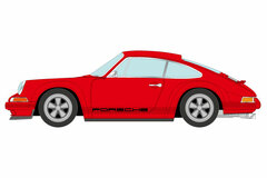 1/43 Singer 911 (964) Coupe Guards Red