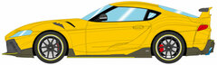 1/43 Tom's GR Supra 2020 Lightning Yellow
