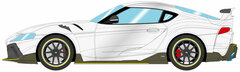1/43 Tom's GR Supra 2020 White Metallic