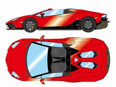 1/43 Lamborghini Aventador LP780-4 Ultimate Roadster Rosso Mars Black Accent