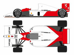 1/43 McLaren Honda MP4/6 USA GP 1991 No.2