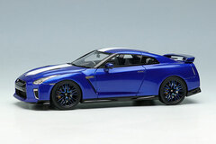 1/43 NISSAN GT-R 50th Anniversary Wangan Blue (White Stripe)