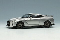 1/43 NISSAN GT-R 50th Anniversary Ultimate Metal Silver (White Stripe)