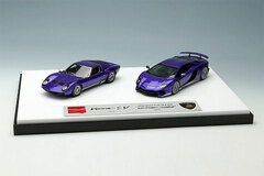 1/43 Lamborghini Super Veloce Set Metallic Purple/ Silver