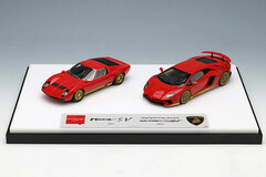 1/43 Lamborghini Super Veloce Set Red/ Gold